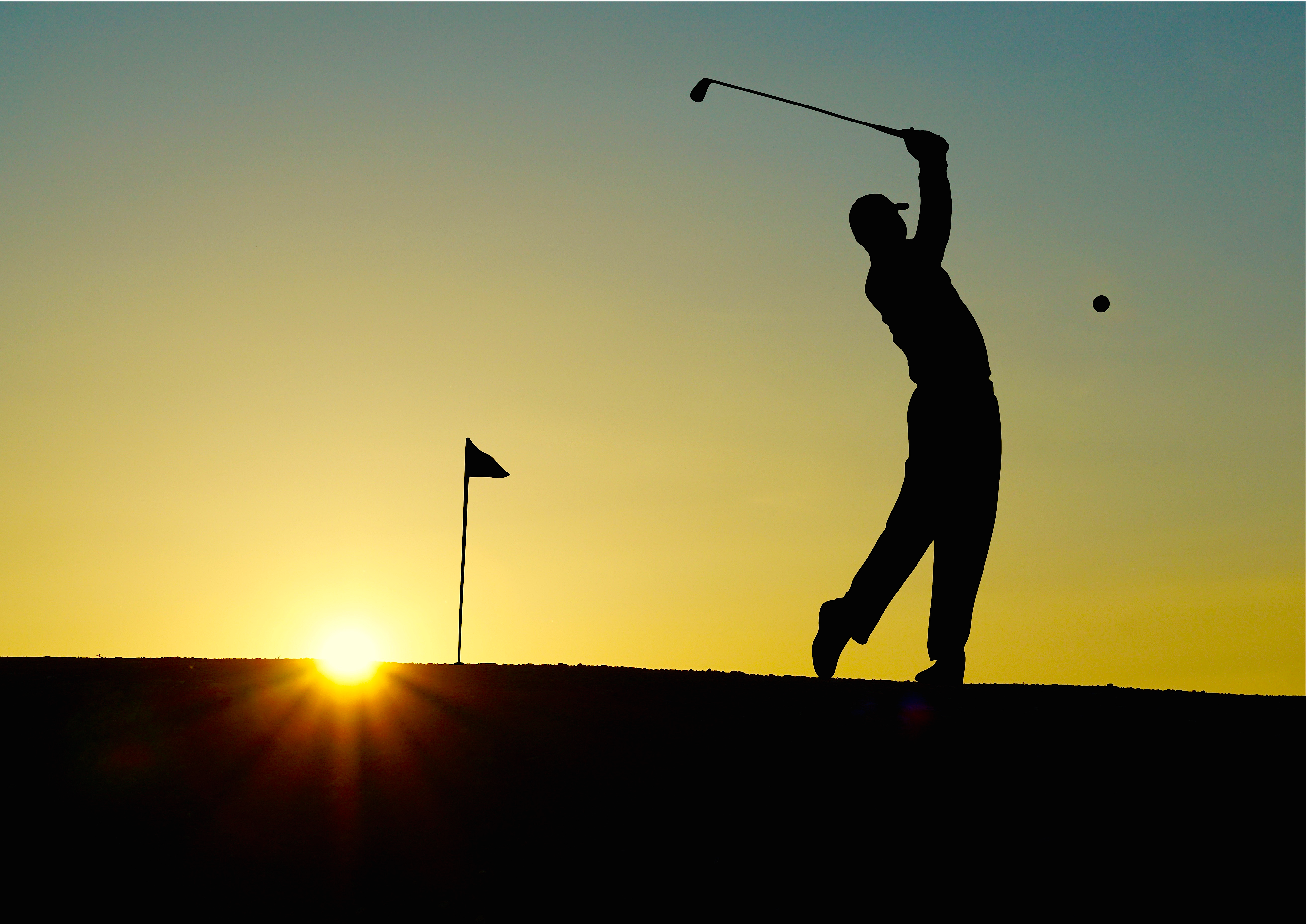 golf-sunset-sport-golfer